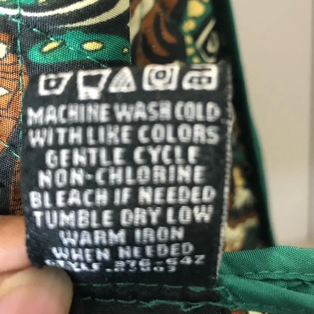 Briggs New York green lined snap front jacket - Picture 11 of 11